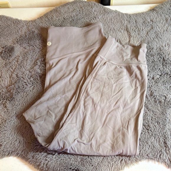 lululemon athletica Pants - lululemon athletica Taupe Capri Leggings